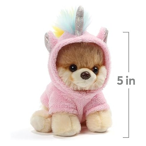  GUND World’s Cutest Dog Boo Itty Bitty Boo Unicorn Stuffed Animal Plush, 5