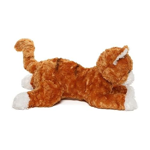  GUND Tabby Plush Stuffed Cat, Orange/White, 14