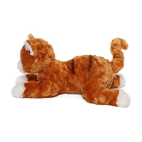  GUND Tabby Plush Stuffed Cat, Orange/White, 14