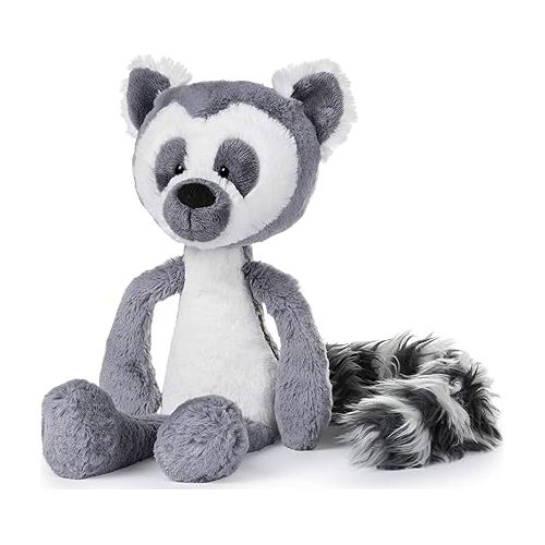  GUND Toothpick Casey Lemur Plush Stuffed Animal, Black and White, 15