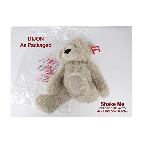  GUND Dijon Grey Teddy Bear 17 inch Plush Furry Stuffed Animal