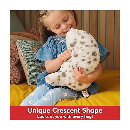  GUND Nuri Leopard Seal Plush, Premium Stuffed Animal for Ages 1 and Up, White/Gray, 10”