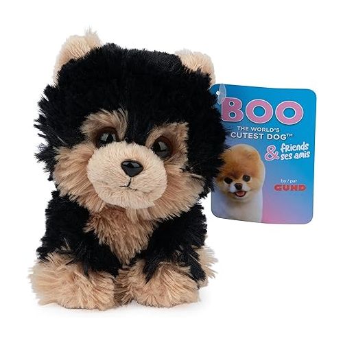  GUND Boo, The World’s Cutest Dog, Boo & Friends Collection Yorkie Puppy, Stuffed Animal for Ages 1 and Up, 5”