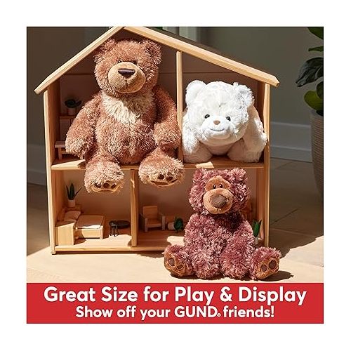  GUND Slumbers Teddy Bear, Premium Stuffed Animal for Ages 1 & Up, Brown, 17”