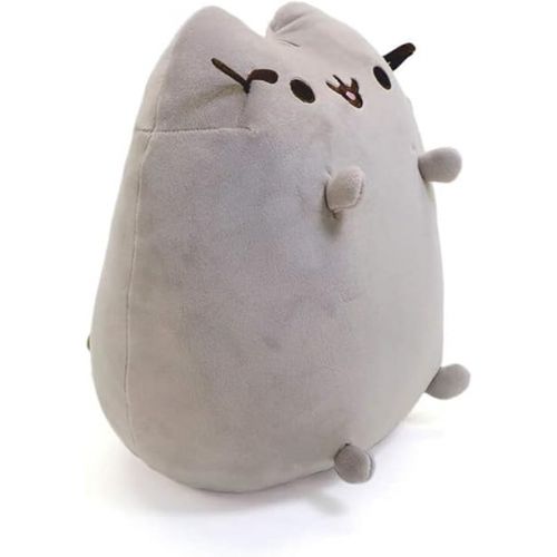  GUND Pusheen The Cat Squisheen Plush, Stuffed Animal for Ages 8 and Up, Gray, 11”