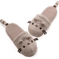 GUND Pusheen Cat Plush Stuffed Animal Slippers, Tan, 12