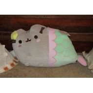RARE SOLD OUT PUSHEEN CAT MERMAID 12" PLUSH GUND PASTEL CUTE NEW WITH TAGS