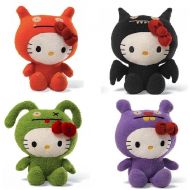 4 PCS Gund Ugly Dolls Uglydoll X Hello Kitty Ice Bat WageTrunko Ox Full Set 2013