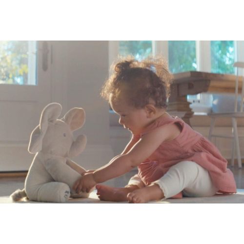  [아마존베스트]GUND Baby Animated Flappy The Elephant Stuffed Animal Plush, Gray, 12