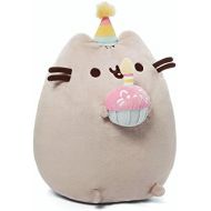 [아마존베스트]GUND Pusheen Snackables Birthday Cupcake Plush Stuffed Animal, Gray, 10.5