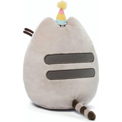  [아마존베스트]GUND Pusheen Snackables Birthday Cupcake Plush Stuffed Animal, Gray, 10.5