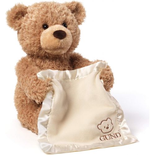  [아마존베스트]GUND Peek-A-Boo Teddy Bear Animated Stuffed Animal Plush, 11.5