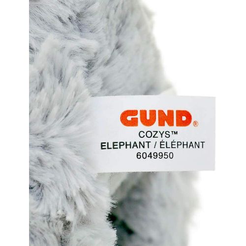  [아마존베스트]GUND Cozys Collection Elephant Stuffed Animal Plush, Gray, 8