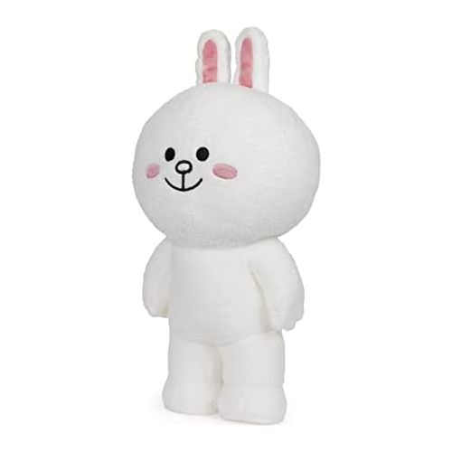  GUND LINE Friends Cony Standing Plush Stuffed Animal Rabbit, White, 14