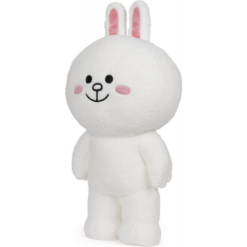  GUND LINE Friends Cony Standing Plush Stuffed Animal Rabbit, White, 14