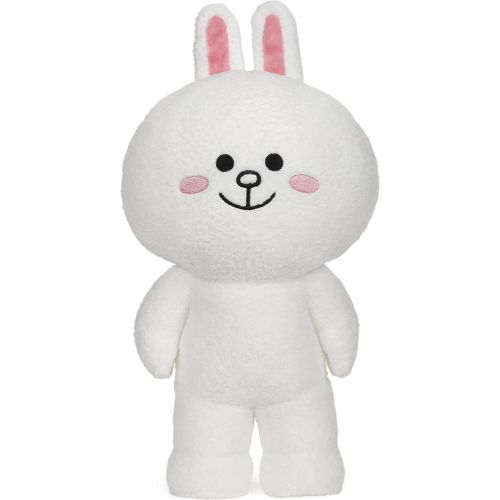  GUND LINE Friends Cony Standing Plush Stuffed Animal Rabbit, White, 14