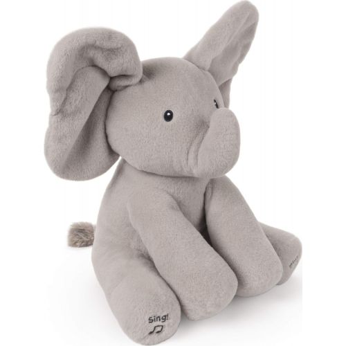  Baby GUND Animated Flappy the Elephant Stuffed Animal Plush, Gray, 12