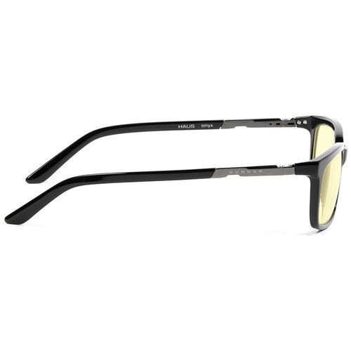  GUNNAR Haus Computer Glasses (Onyx Frame, Amber Lens Tint)