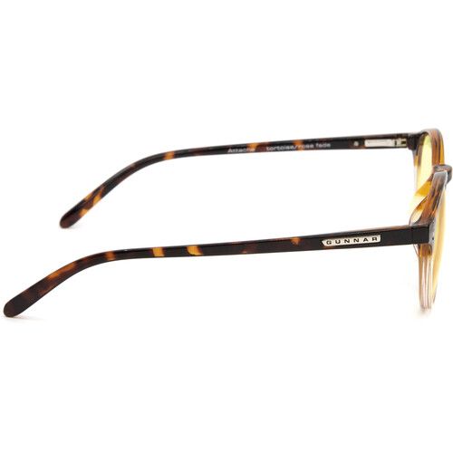  GUNNAR Attache Computer Glasses (Tortoise Rose Fade Frame, Amber Lens Tint)