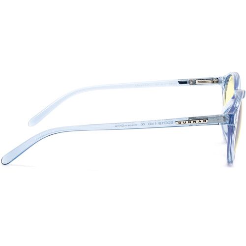  GUNNAR Attache Computer Glasses (Blue Crystal Frame, Amber Lens Tint)