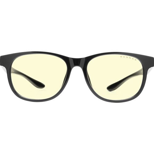  GUNNAR Rush Kids Large Glasses (Onyx Frame, Amber Lens Tint)