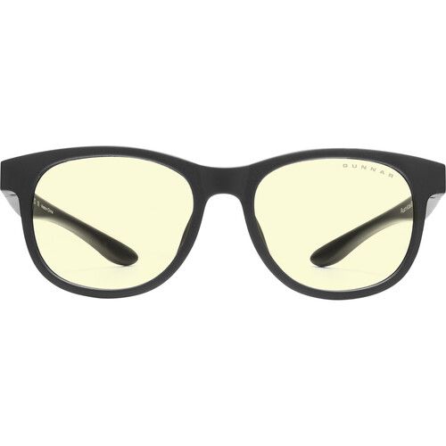  GUNNAR Rush Kids Small Glasses (Onyx Frame, Amber Lens Tint)