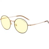 GUNNAR Ellipse Computer Glasses (Black/Gold Frame, Amber Lenses)