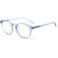 GUNNAR Attache Computer Glasses (Blue Crystal Frame, Clear Lens Tint)