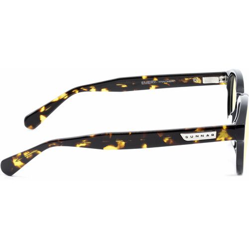  GUNNAR Emery Glasses (Onyx Jasper Frame, Amber Lens Tint)