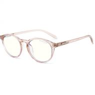 GUNNAR Attache Computer Glasses (Rose Crystal Frame, Clear Lens Tint)