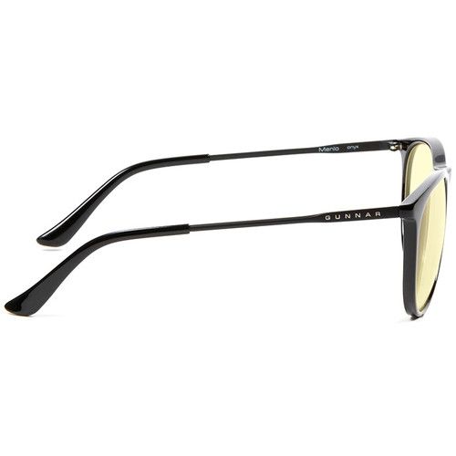  GUNNAR Menlo Computer Glasses (Onyx Frame, Amber Lens Tint)