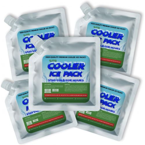  GURIN Cooler Ice Packs - Reusable Ice Packs for Lunch Box, Bag, or Backpack Coolers - Cold Up to 8-12 Hours Long Lasting Ice Packs for Camping Picnic, Outdoor Activities, Food Deli