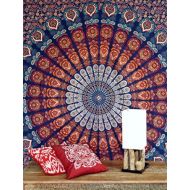 Brand: Guru-Shop Guru Shop, Indian Mandala Cloth, Towel, Bedspread, Mandala Print, Cotton, 230 x 210 cm, Bedspread, Sofa Throw