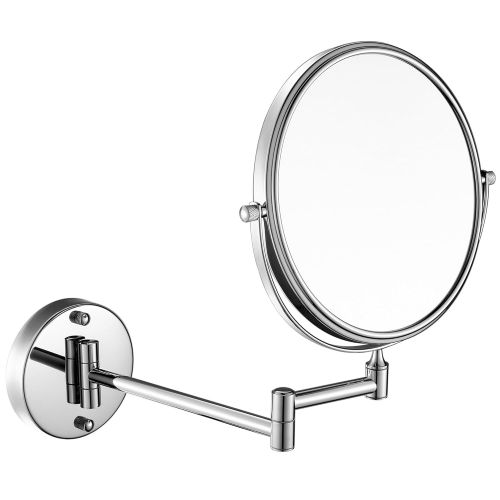  GURUN 8-Inch Two Sided Makeup Mirrors Dual Arm Wall Mount Mirror with 10x Magnification,Chrome...