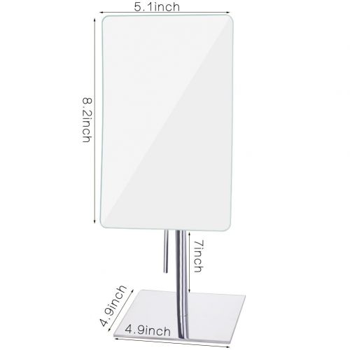  GURUN Rectangle Vanity Makeup Mirror,3X Magnification, Polished Chrome(2234,3X)