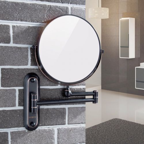  GURUN Wall Mounted Mirror Double Sided With 10X Magnification,Wall Mount Vanity Mirror...