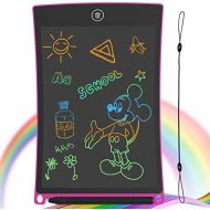 [아마존베스트]GUYUCOM LCD Writing Board 8.5 Inch Electronic Writing Tablet with Brighter Screen, Erasable and Anti-Clearance Function, Educational Toy Gift for Boys (Girls Black)