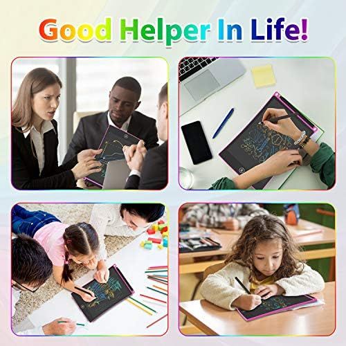  [아마존베스트]GUYUCOM LCD Writing Board 8.5 Inch Electronic Writing Tablet with Brighter Screen, Erasable and Anti-Clearance Function, Educational Toy Gift for Boys (Girls Black)