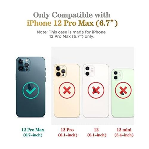  [아마존베스트]GVIEWIN Aurora Lite Series Case Compatible with iPhone 12 Pro Max 6.7 Inch 2020, Marble Ultra Slim Thin Glossy Soft TPU Rubber Stylish Flexible Protective Case Cover (Agaria/Cyan)