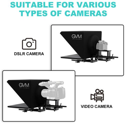  GVM Teleprompter Travel Kit with 18.5