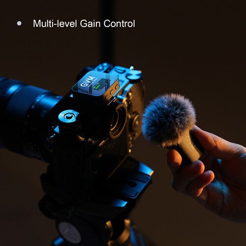  GVM GVM-MIC LM2 2-Person Wireless Microphone System for Cameras and Smartphones (2.4 GHz)