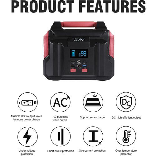  GVM H300W Portable Power Station