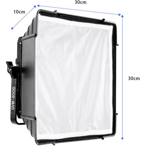  GVM Softbox 500 for 480LS/560AS/800D RGB Series LED Lights (11 x 11