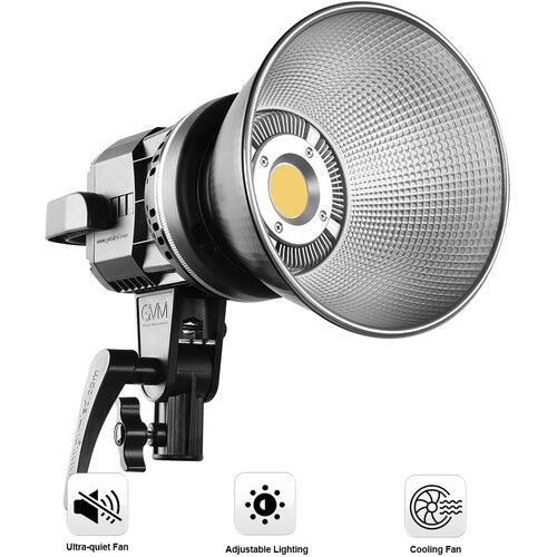  GVM LED Video Soft Light (Daylight-Balanced) LS-p80s LED 1-Light Kit with Umbrella