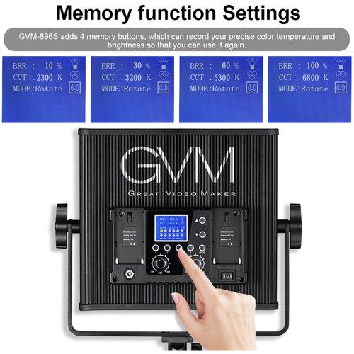  GVM 896S Bi-Color LED Panel