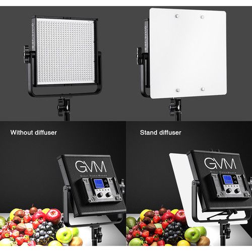  GVM 672S-B Bi-Color LED Light Panel (2-Light Kit)