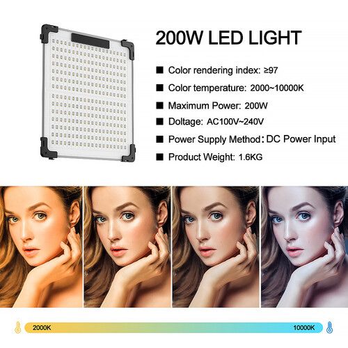  GVM B200C Foldable RGB LED Light Panel