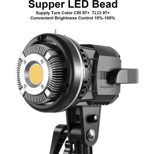  GVM LED Video Soft Light (Daylight-Balanced) LS-p80s LED 1-Light