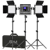 GVM 800D-RGB LED Light Panel (3-Light Kit)