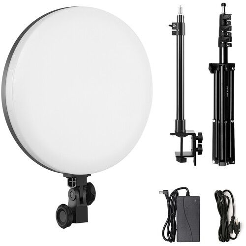  GVM LED Bi-Color Soft Video Light Panel Kit with Two Stands